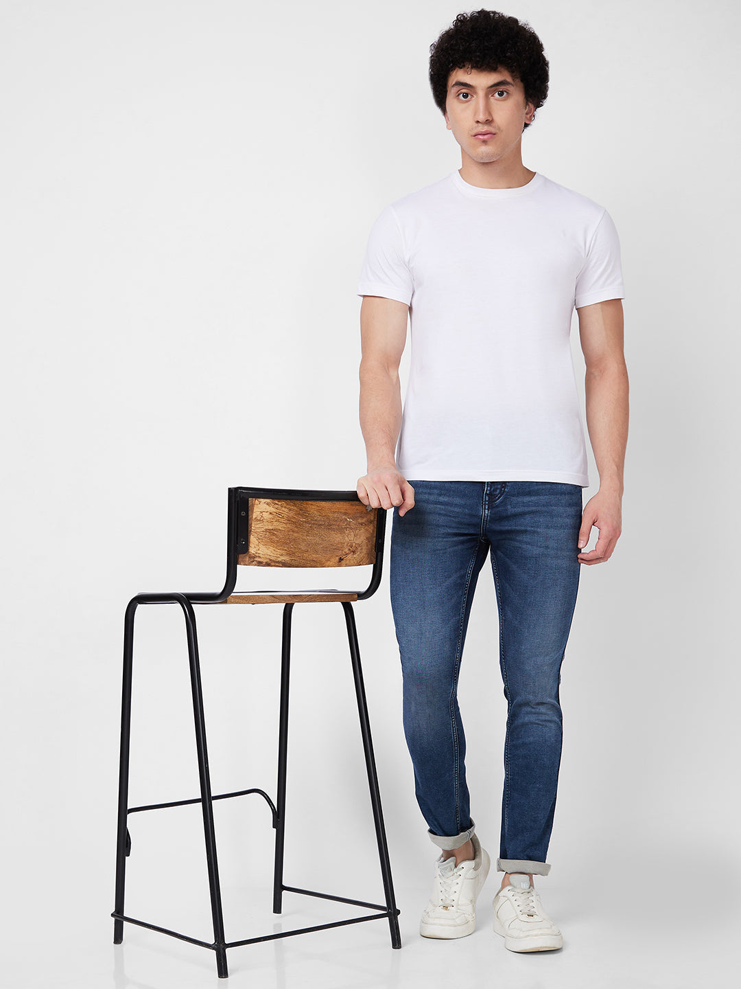 Spykar Low Rise Slim Fit Blue Jeans For Men